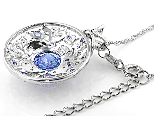 Bella Luce Luxe™Arctic Blue And White Cubic Zirconia Rhodium Over Silver Pendant With Chain