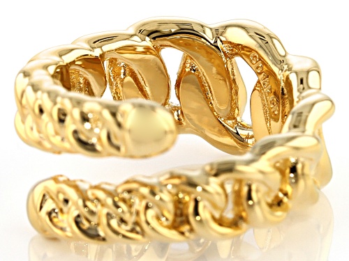 Moda Al Massimo® 18k Yellow Gold Over Bronze Graduated Curb Band Ring - Size 8