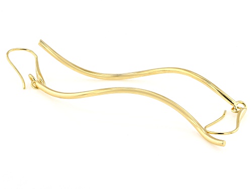 Moda Al Massimo™ 18k Yellow Gold Over Bronze Swirl Earrings