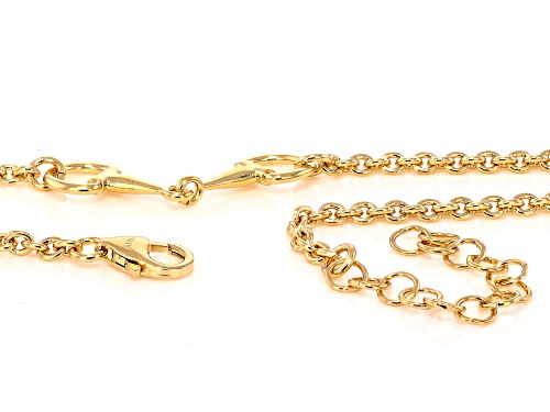 Moda Al Massimo® 18k Yellow Gold Over Bronze 36