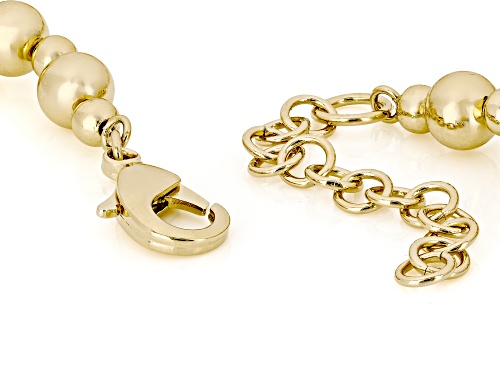 Moda Al Massimo® 18k Yellow Gold Over Bronze 8.5mm Cultured FWP and 5-10mm Bead 20