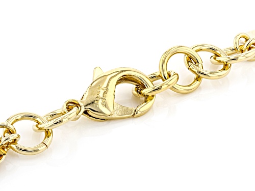 Moda Al Massimo ® 18k Yellow Gold Over Bronze Multi-Row Necklace - Size 32