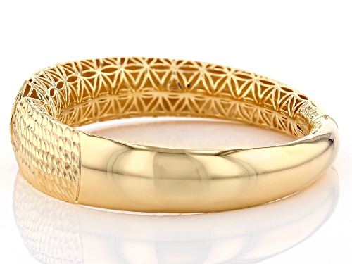 Moda Al Massimo™ 18K Yellow Gold Over Bronze 8 Inch Cuff Bracelet - Size 8