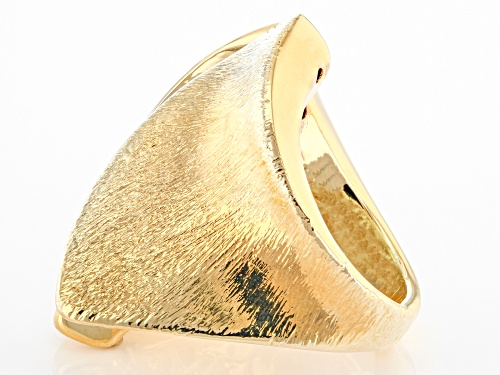 Moda Al Massimo® 18K Yellow Gold Over Bronze Statement Ring - Size 6