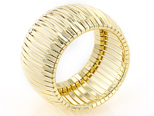 Moda Al Massimo™ 18k Yellow Gold Over Bronze Ring - Size 7