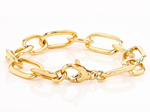 Moda Al Massimo™ 18k Yellow Gold Over Bronze Bracelet - Size 7.5