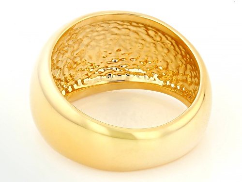 Moda Al Massimo™ 18k Yellow Gold Over Bronze Dome Ring - Size 11