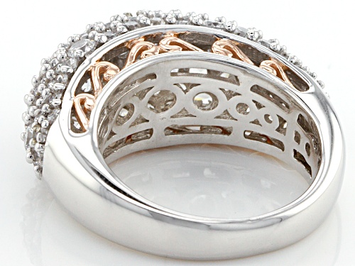 Michael O' Connor For Bella Luce®6.60ctw Diamond Simulant Rhodium Over Sterling & Eterno™Ring - Size 5