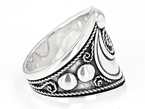 Artisan Collection Of Morocco™ Oxidized Sterling Silver Spiral Ring - Size 8