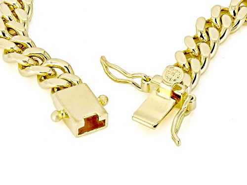 MOISSANITE FIRE® 0.54CTW DEW 14K YELLOW GOLD OVER SILVER NECKACE - Size 18