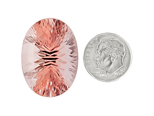 Mozambique Cor-De-Rosa™ Morganite 59.40ct 30.06x21.72mm Oval S.G.L. Rpt