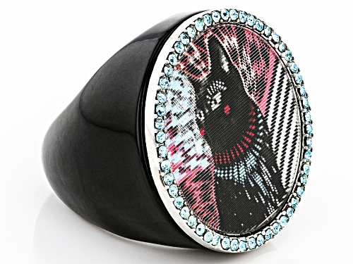 Marc by Marc Jacobs Lenticular Rue Cat Statement Ring - Size 7