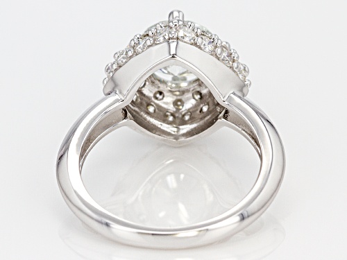 MOISSANITE FIRE® 3.30CTW DEW ROUND PLATINEVE™ RING - Size 6