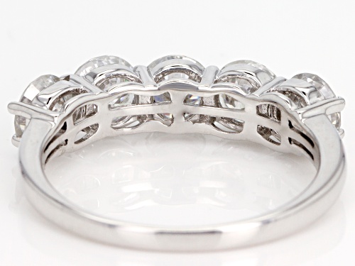 Moissanite Fire® 3.00ctw DEW Round Platineve(R) Ring - Size 9
