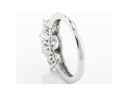Moissanite Fire® 2.50ctw Diamond Equivalent Weight Cushion Cut Platineve™ Ring - Size 9