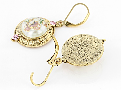 1928 Jewelry®  Acrylic & Crystal Gold-Tone Earrings