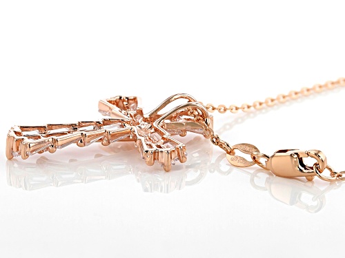 Bella Luce ® 2.60ctw Eterno™ Rose Cross Pendant With Chain