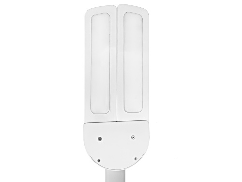 Ottlite LED Floor Lamp with USB Charging Station in White