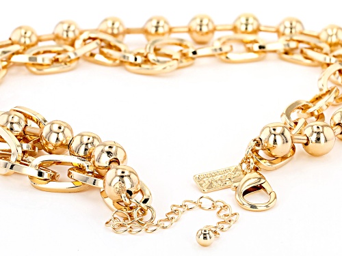 Off Park ® Collection, Gold Tone Two Strand Statement Necklace