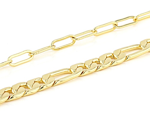 Off Park ® Collection, Gold Tone Chain Necklace Set of 2