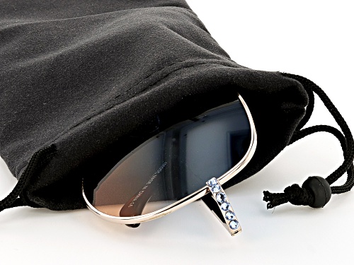 Off Park® Collection, Blue & Yellow Aviator Sunglasses