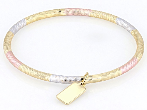 Off Park® Collection, Tri-Tone Set of 5 Bangle Bracelets