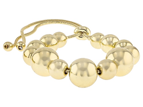 Off Park® Collection, Pave White Crystal Accent Gold Tone Set of 3 Bolo Bracelets