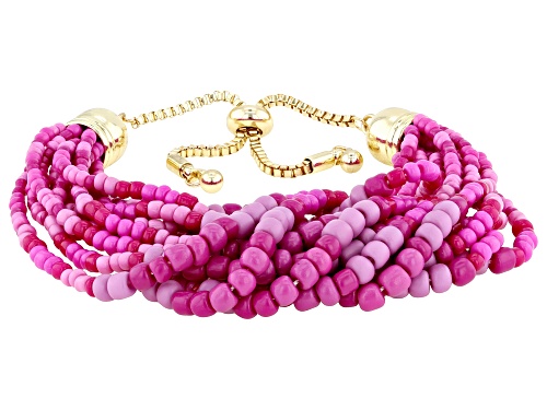 Off Park® Collection, Seed Bead Gold Tone Set of 3 Bolo Bracelet