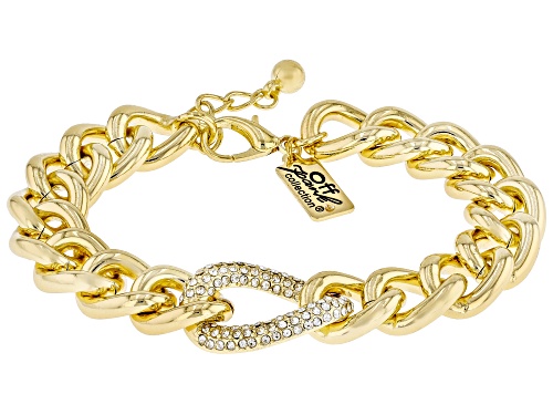 Off Park® Collection, White Crystal Gold Tone Necklace & Bracelet Set