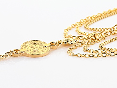 Gold Tone Coin Foot Jewelry