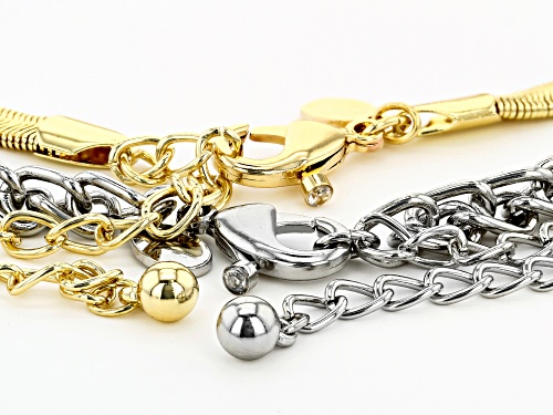 Off Park ® Collection, Gold & Silver Tone Set of 2 Chains