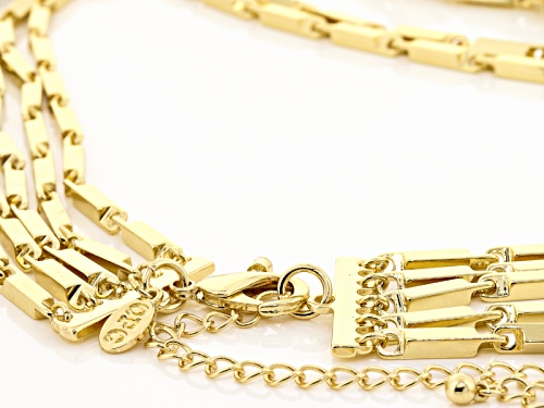 Off Park ® Collection Gold Tone Multi Chain Necklace