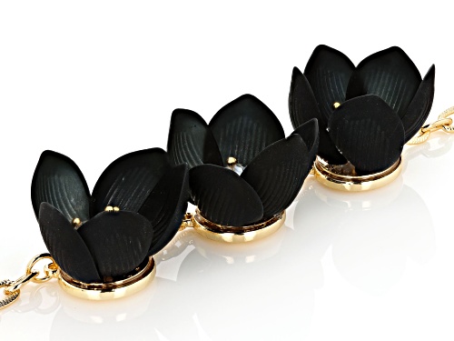 Off Park® Collection Resin Bead Gold Tone Floral Necklace