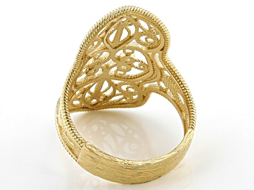 Pre-Owned Artisan Collection Of Turkey™ 18K Yellow Gold Over sterling Silver Ring - Size 6