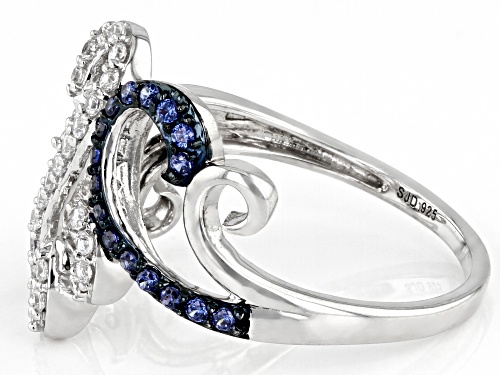 Pre-Owned Open Hearts by Jane Seymour® Bella Luce® Rhodium Over Sterling Silver Ring - Size 5