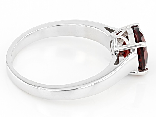 Pre-Owned 2.04ct Round Vermelho Garnet(TM) Rhodium Over Sterling Silver Solitaire January Birthstone - Size 10