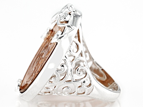Pre-Owned Artisan Collection of Ireland™ Sterling Silver 2P Coin Ring - Size 7