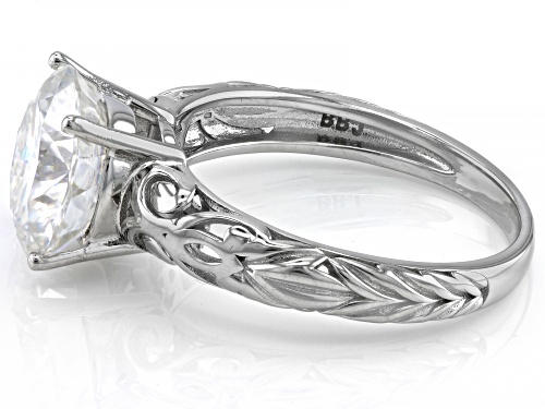 Pre-Owned MOISSANITE FIRE(R) 4.13CT DEW ROUND INFERNO CUT(TM) PLATINEVE(R) RING - Size 11