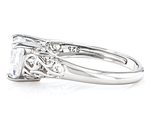 Pre-Owned MOISSANITE FIRE® 2.18CT DEW HEART SHAPE INFERNO CUT™ PLATINEVE® RING - Size 10
