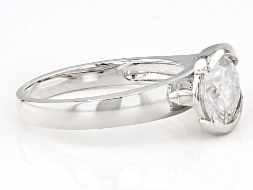 Pre-Owned MOISSANITE FIRE® 1.50CT DEW ROUND PLATINEVE® RING - Size 6