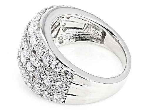 Pre-Owned MOISSANITE FIRE(R) 2.92CTW DEW ROUND PLATINVE(R) RING - Size 6