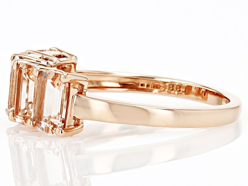 Pre-Owned 1.91ctw Morganite 10k Rose Gold Ring - Size 8