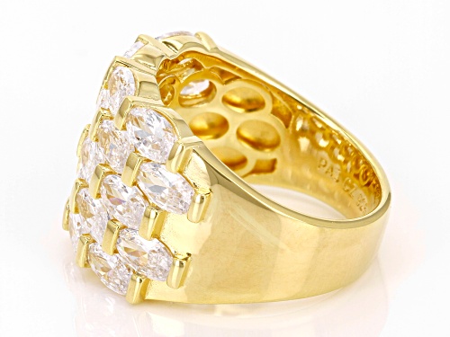Pre-Owned Bella Luce® 7.72ctw White Diamond Simulant Eterno™ Yellow Ring (4.67ctw DEW) - Size 5