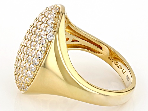 Pre-Owned Bella Luce® Italia 1.52ctw White Diamond Simulant Eterno™ Yellow Ring(0.92ctw DEW) - Size 5