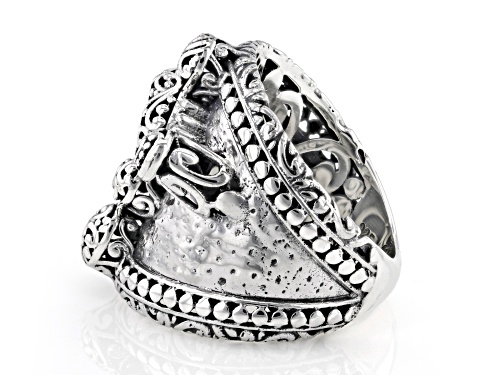 Pre-Owned Artisan Collection of Bali™ Sterling Silver Statement Cross Ring - Size 6