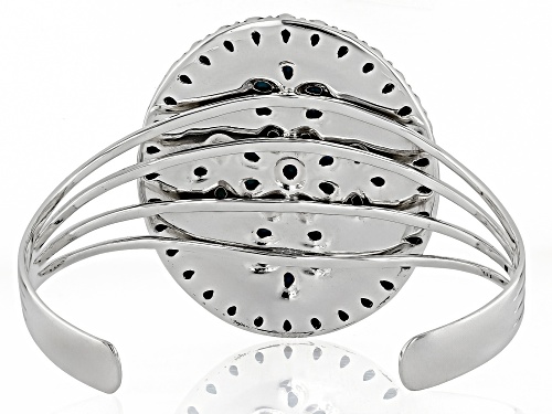 Pre-Owned Southwest Style by JTV™ Blue Turquoise Sterling Silver Cuff Bracelet