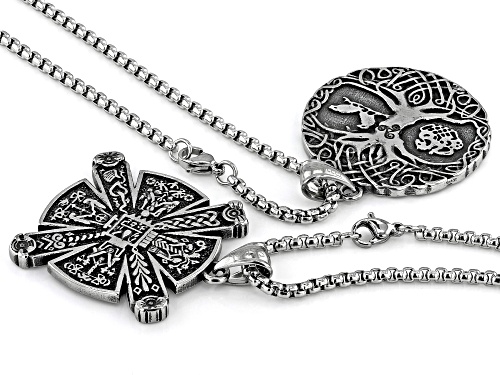 Pre-Owned Artisan Collection of Ireland™ Stainless Steel Reversible 