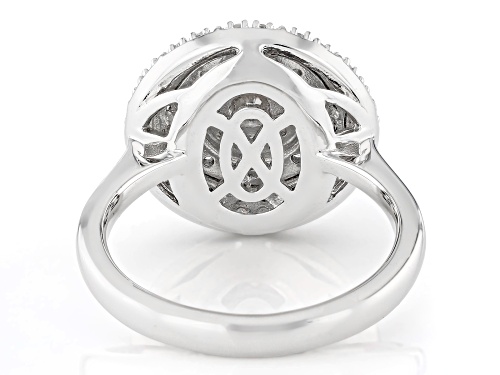 Pre-Owned Prazana® Lab-Grown Diamonds 0.75ctw White Diamond Rhodium Over Sterling Silver Ring, G SI - Size 10