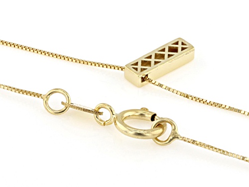 Pre-Owned 10k Yellow Gold Block Letter 