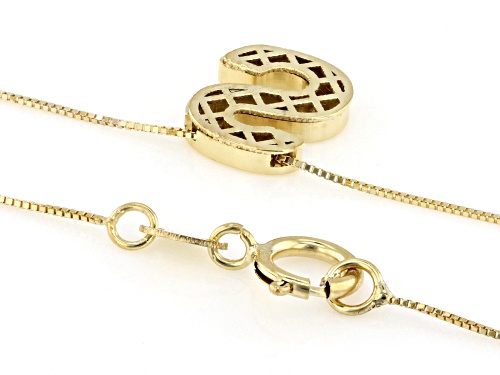 Pre-Owned 10k Yellow Gold Block Letter 
